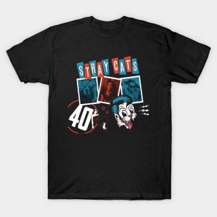 Stray cats 40 t shirt cheap